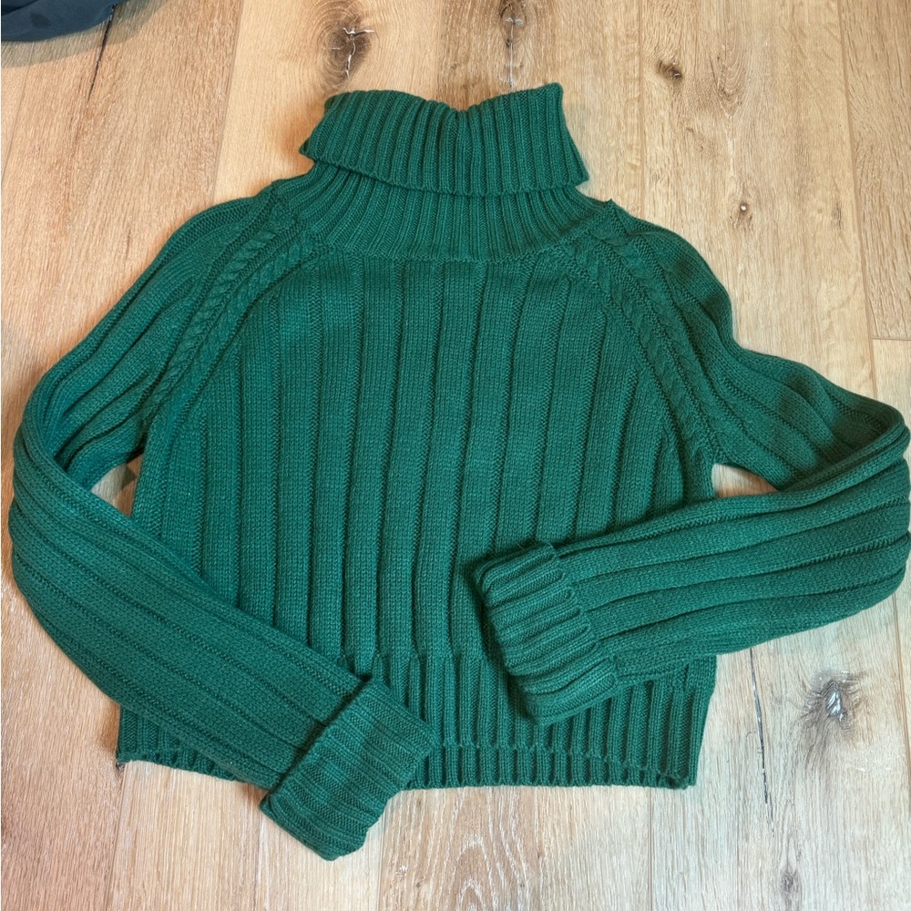 Knit turtle neck sweater